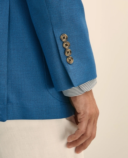 Traditional Fit Sport Coat in Hopsack Wool, image 5
