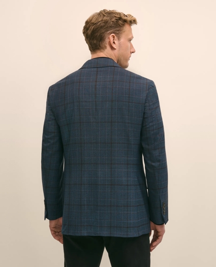 Classic Fit Merino Wool Overcheck Sport Coat, image 4