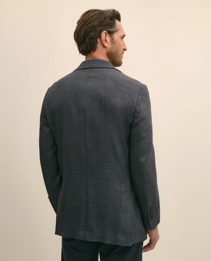 Traditional Fit Wool Hopsack Gingham Sport Coat, image 5
