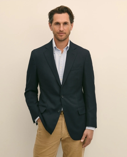 Traditional Fit Wool Hopsack Sport Coat, image 1