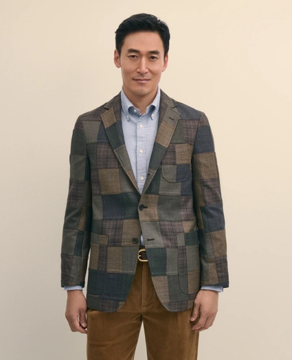 The No. 1 Sack Sport Coat in Patchwork Wool, image 1