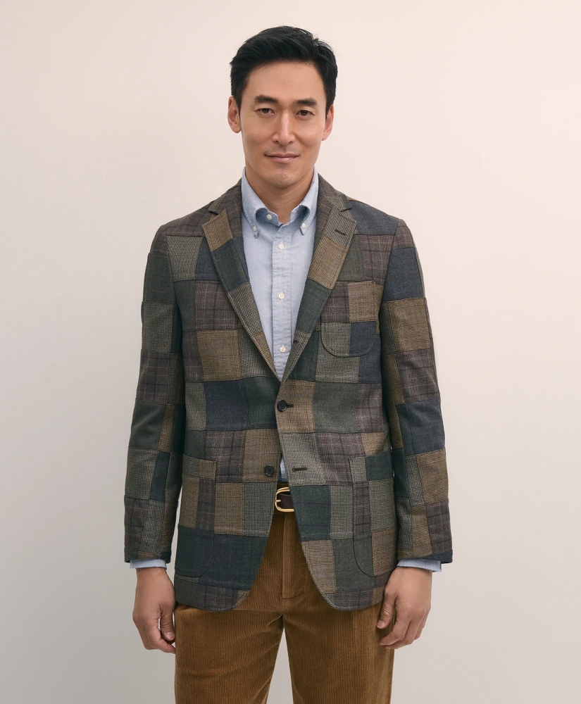 The No. 1 Sack Sport Coat in Patchwork Wool, image 1