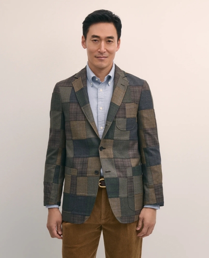 The No. 1 Sack Sport Coat in Patchwork Wool, image 1