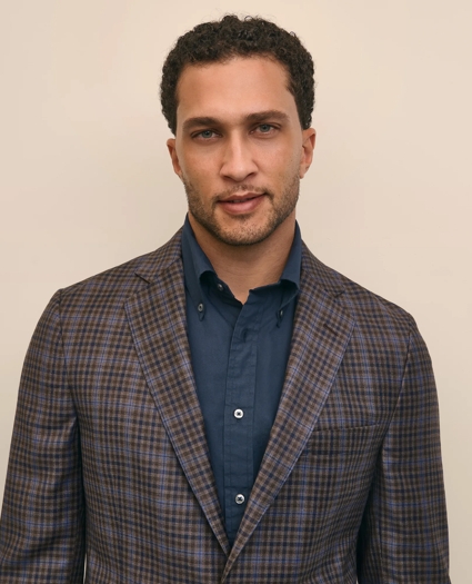 Classic Fit Wool Plaid-Gingham Sport Coat, image 3
