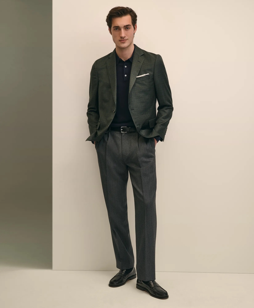 Classic Fit Wool Gingham Sport Coat, image 2