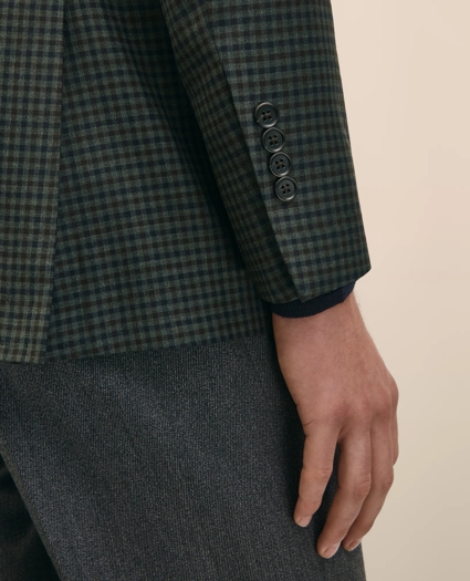 Classic Fit Wool Gingham Sport Coat, image 6
