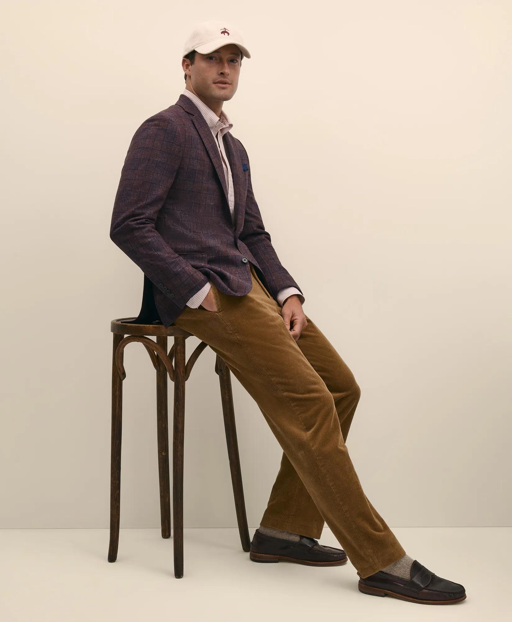 Classic Fit Wool Flannel Plaid Sport Coat secondary