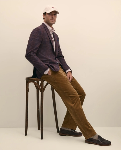 Classic Fit Wool Flannel Plaid Sport Coat, image 2
