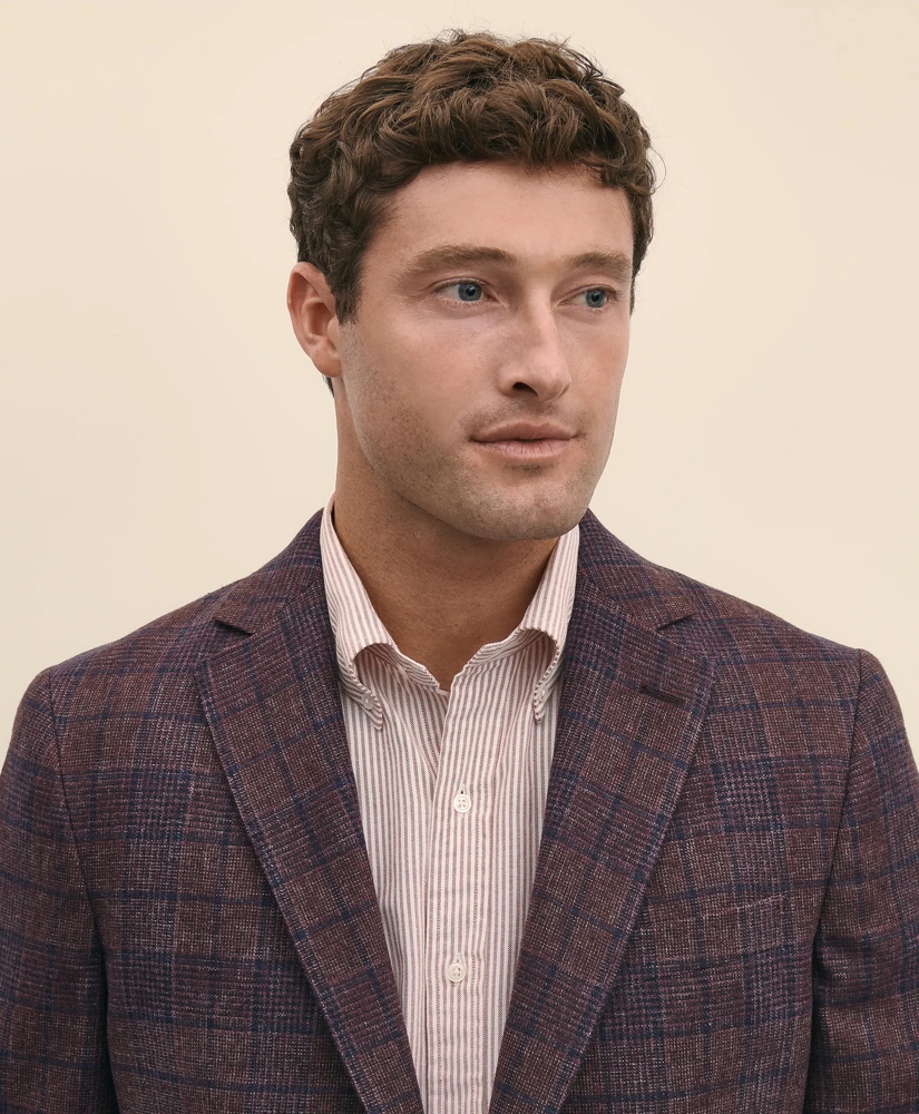 Classic Fit Wool Flannel Plaid Sport Coat, image 3