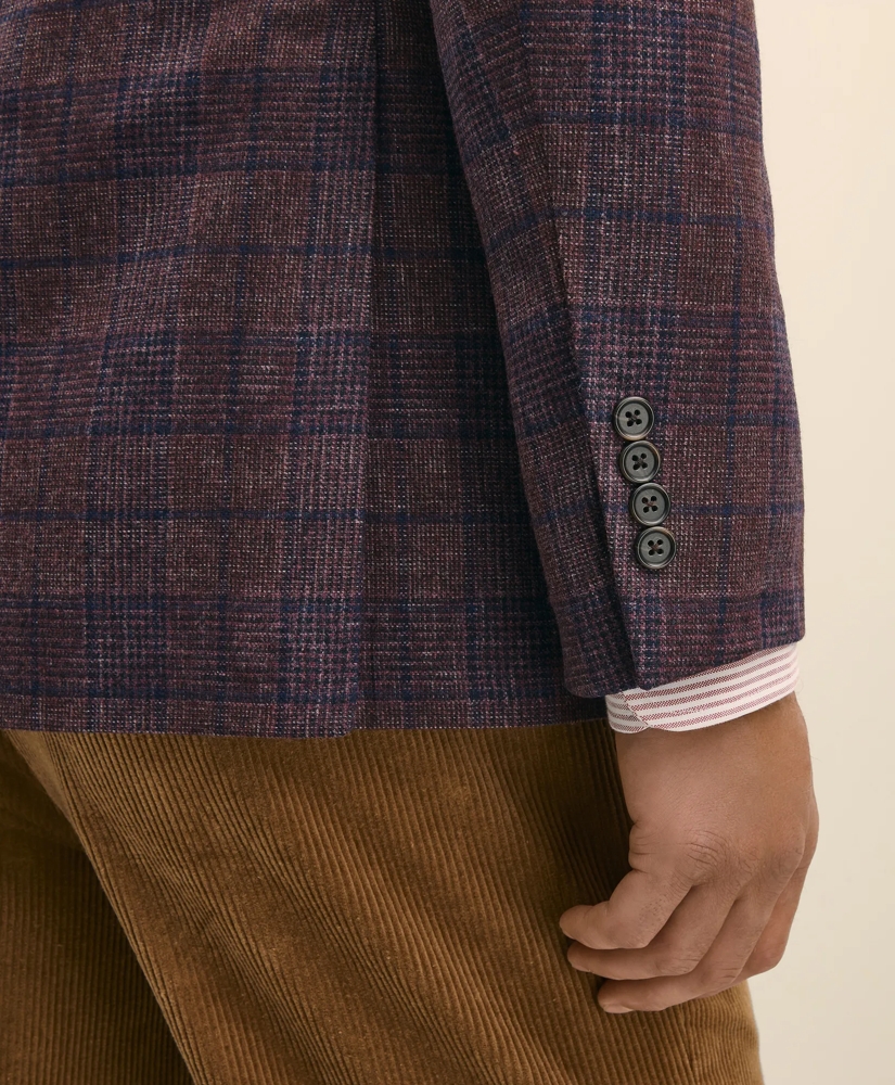 Classic Fit Wool Flannel Plaid Sport Coat, image 6