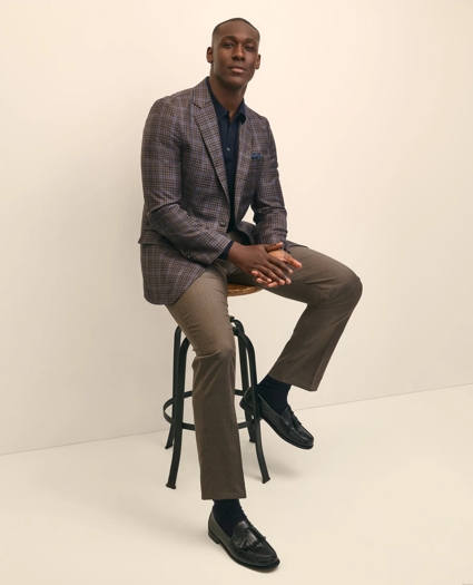 Traditional Fit Wool Plaid-Gingham Sport Coat, image 2