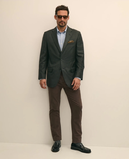 Traditional Fit Wool Gingham Sport Coat, image 2