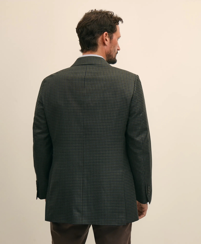 Traditional Fit Wool Gingham Sport Coat, image 4