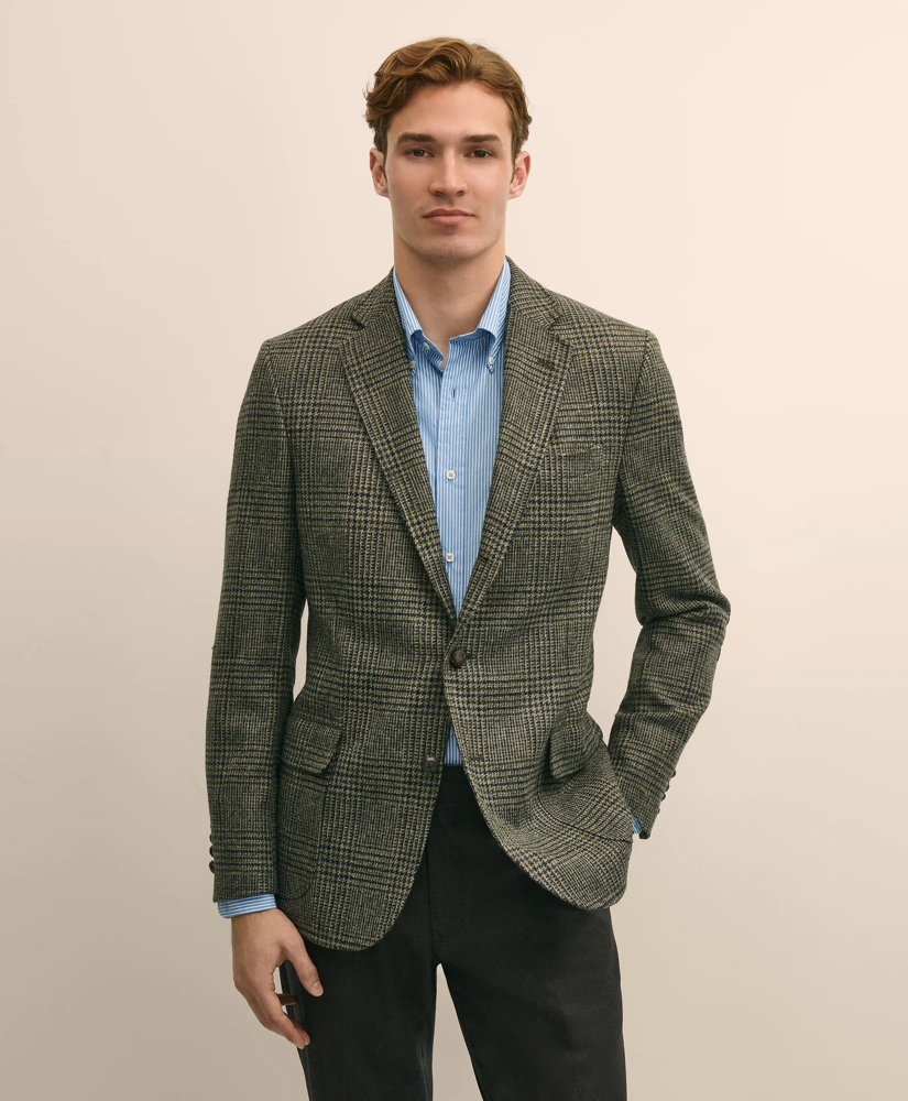 Classic Fit Wool-Cotton Tweed Check 1818 Sport Coat