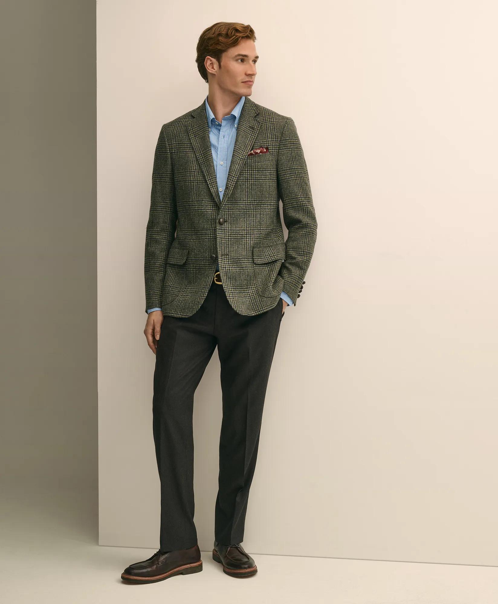 Classic Fit Wool-Cotton Tweed Check 1818 Sport Coat secondary