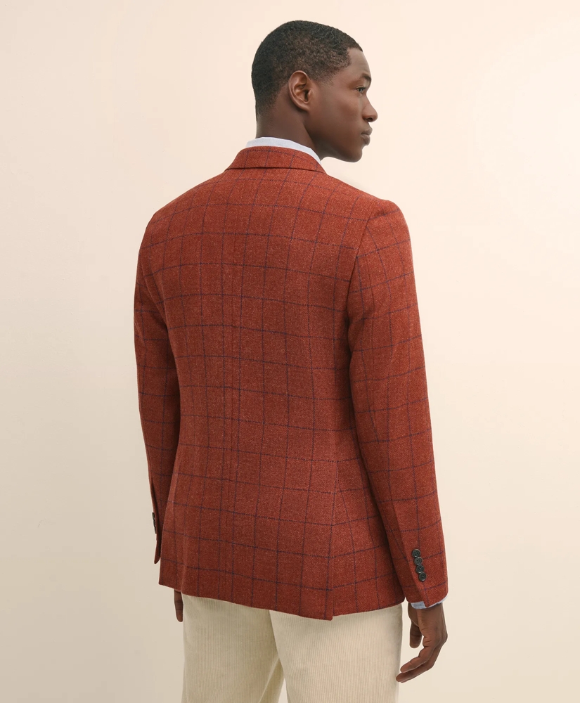Classic Fit Wool-Cashmere Tweed Windowpane 1818 Sport Coat, image 5