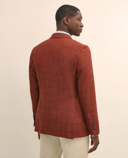 Classic Fit Wool-Cashmere Tweed Windowpane 1818 Sport Coat, image 5