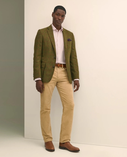Classic Fit Wool-Cashmere Tweed Windowpane 1818 Sport Coat, image 2