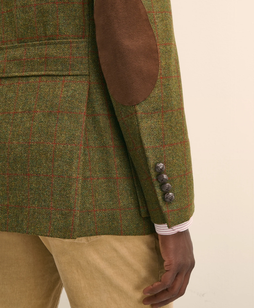 Classic Fit Wool-Cashmere Tweed Windowpane 1818 Sport Coat, image 4