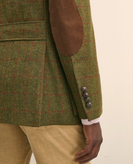 Classic Fit Wool-Cashmere Tweed Windowpane 1818 Sport Coat, image 4