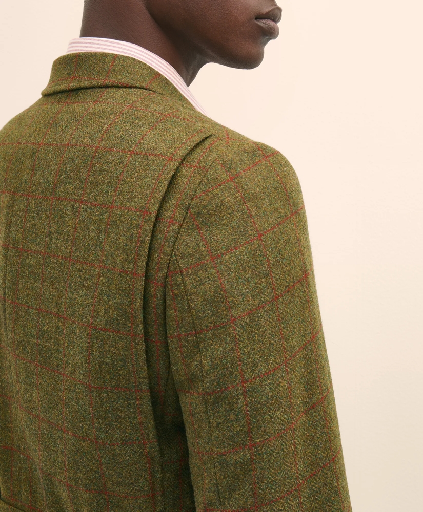 Classic Fit Wool-Cashmere Tweed Windowpane 1818 Sport Coat, image 7