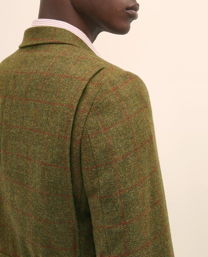 Classic Fit Wool-Cashmere Tweed Windowpane 1818 Sport Coat, image 7