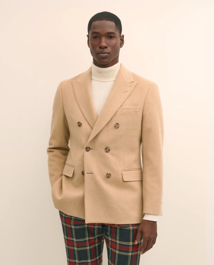 Classic Fit Camel Hair Double-Breasted 1818 Sport Coat, image 1