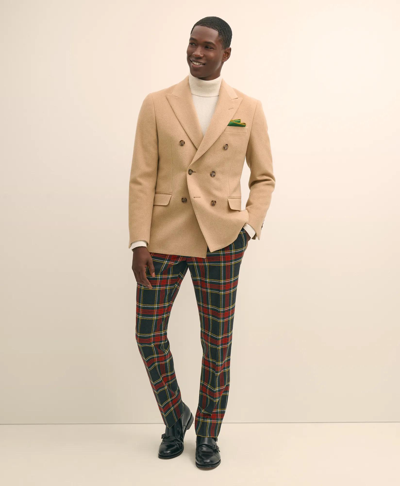 Classic Fit Camel Hair Double-Breasted 1818 Sport Coat secondary