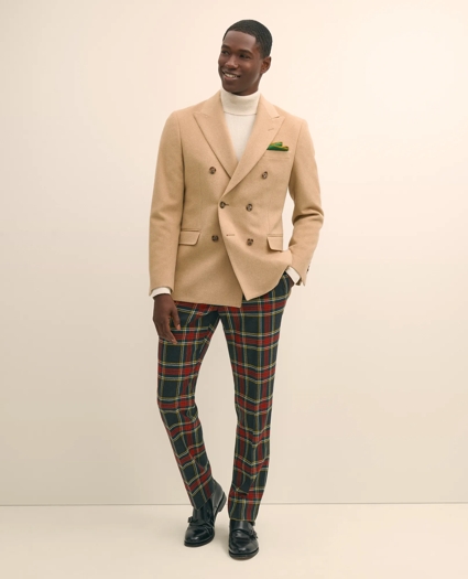 Classic Fit Camel Hair Double-Breasted 1818 Sport Coat, image 2