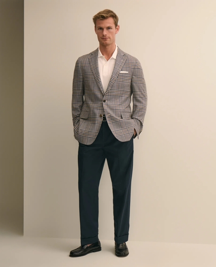 Classic Fit Linen-Silk-Cotton Check 1818 Sport Coat, image 2