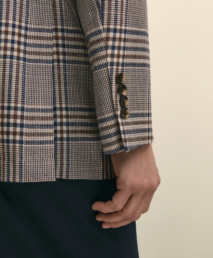 Classic Fit Linen-Silk-Cotton Check 1818 Sport Coat, image 5