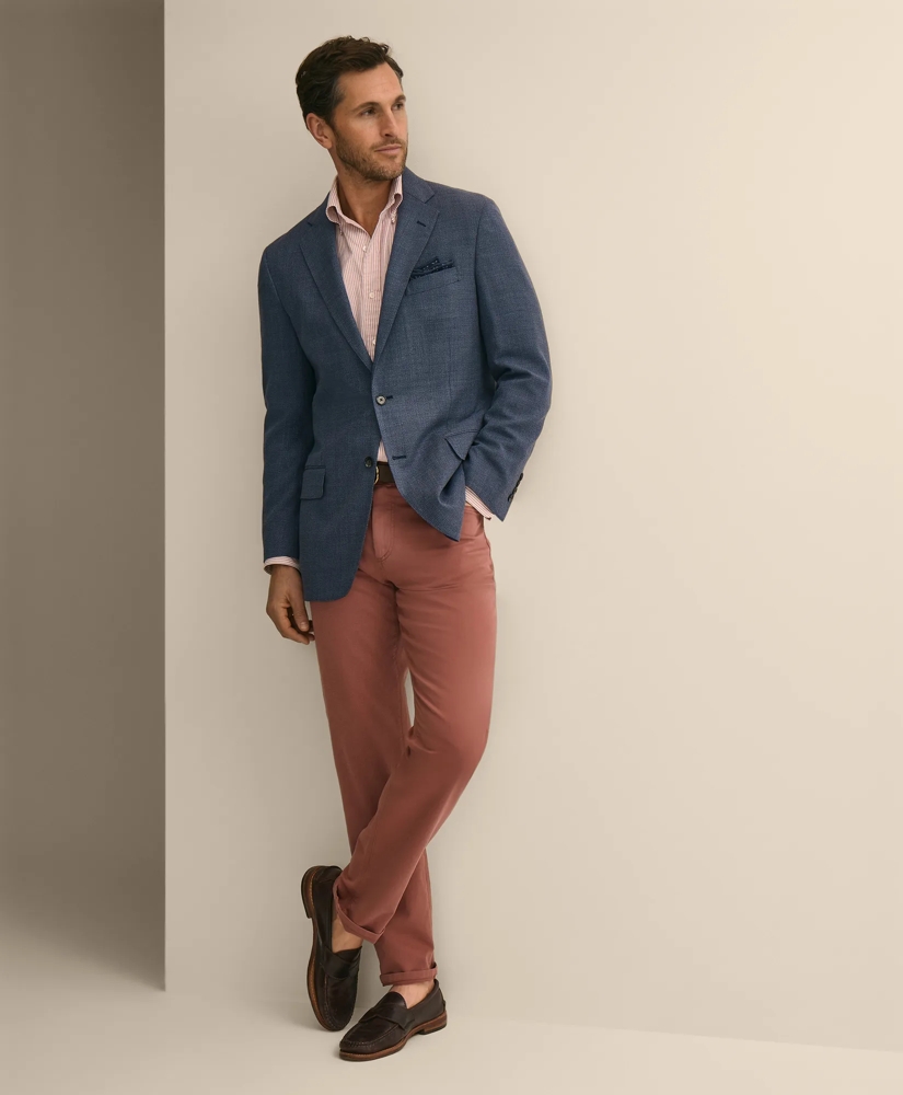 Traditional Fit Wool Hopsack Sport Coat, image 2