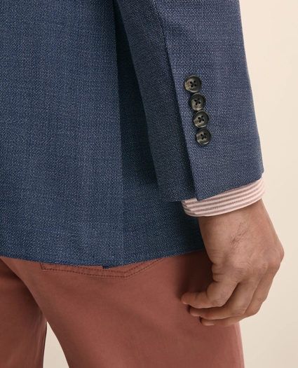 Traditional Fit Wool Hopsack Sport Coat, image 5