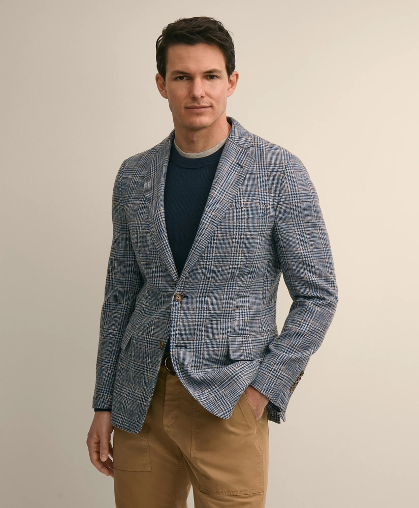 Classic Fit Cotton-Linen-Wool Hopsack Sport Coat, image 2