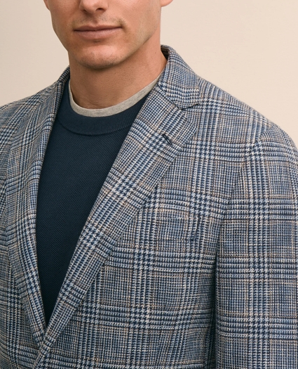 Classic Fit Cotton-Linen-Wool Hopsack Sport Coat, image 3