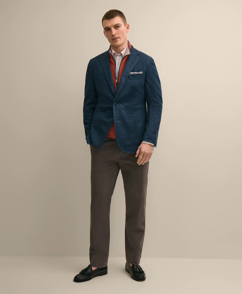 Classic Fit Linen-Cotton Knit Sport Coat, image 2
