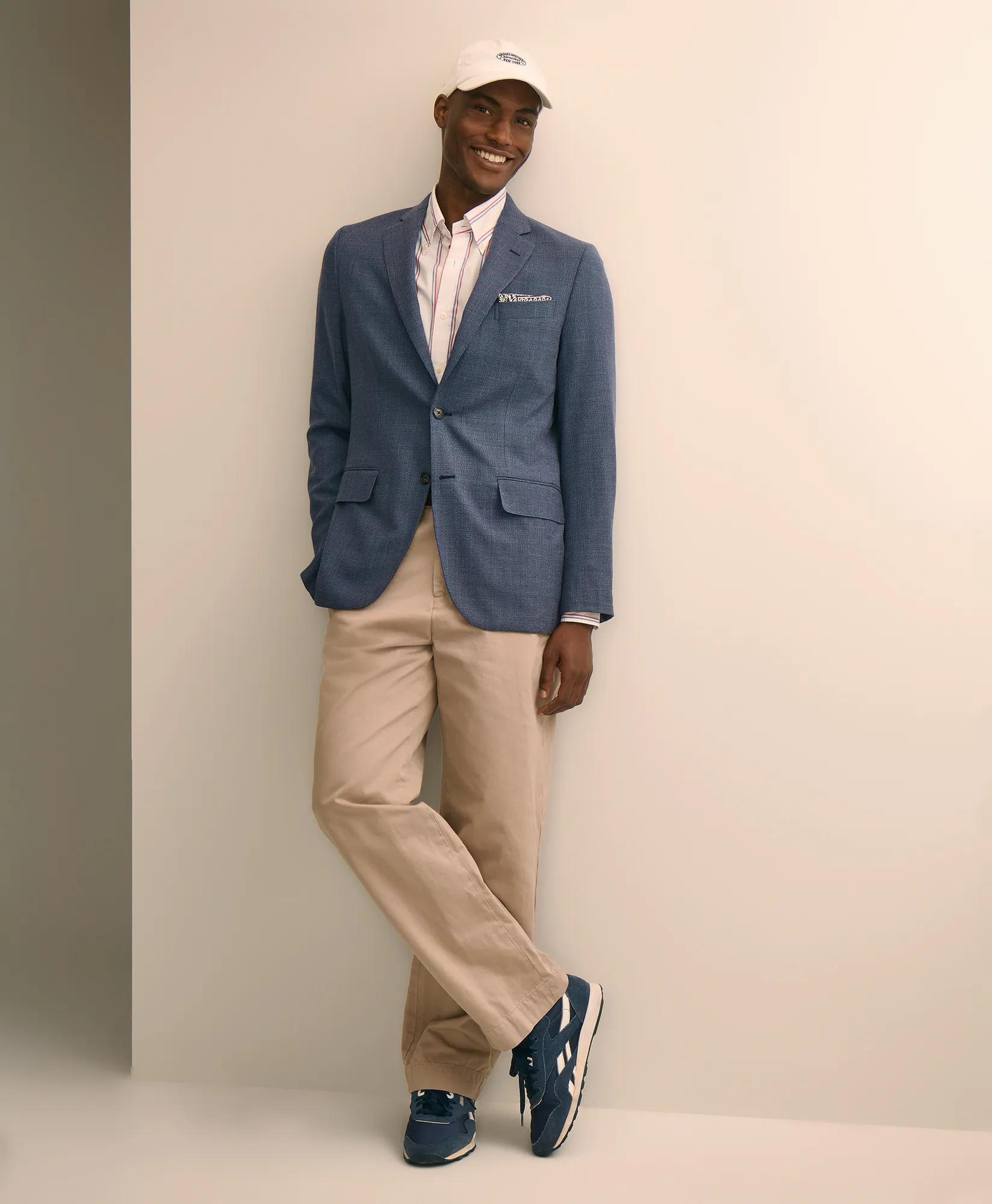 Slim Fit Wool Hopsack Sport Coat secondary