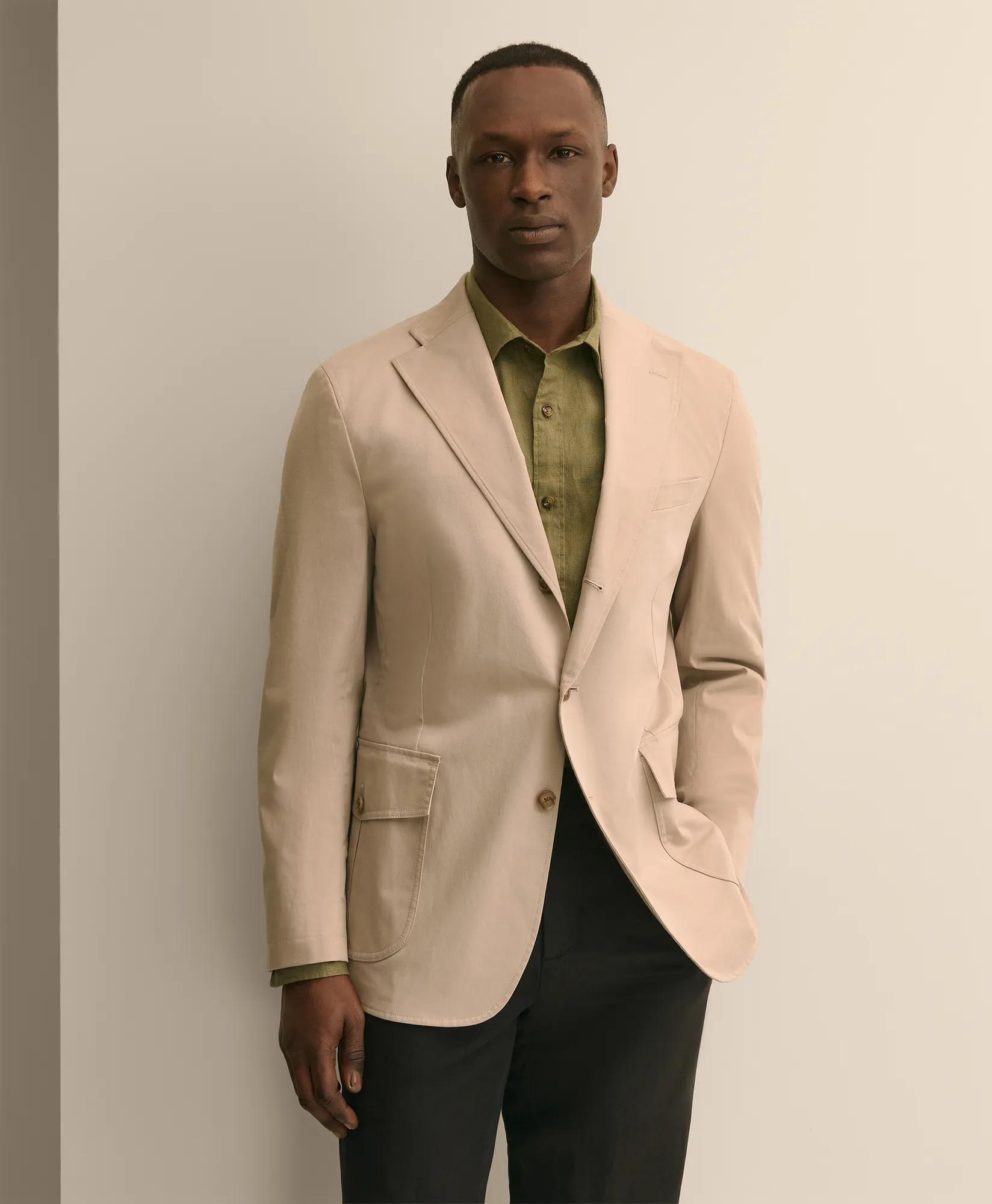 Classic Fit Cotton Safari Sport Coat primary