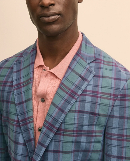 Classic Fit Cotton Madras Sport Coat, image 3