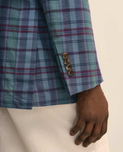 Classic Fit Cotton Madras Sport Coat, image 5