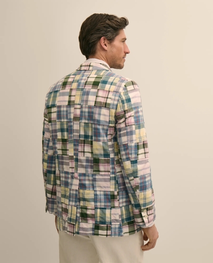 No. 1 Sack Sport Coat in Cotton Patchwork Madras, image 7