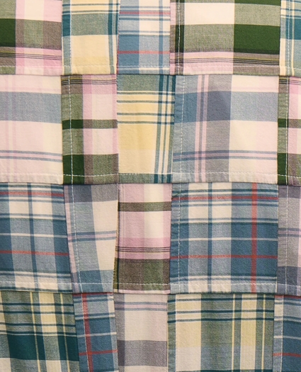 No. 1 Sack Sport Coat in Cotton Patchwork Madras, image 9