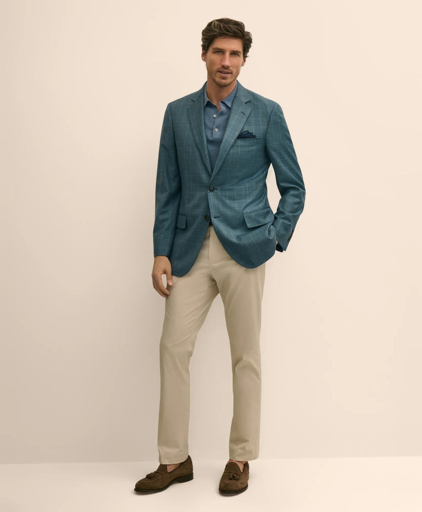 Traditional Fit Wool Check Sport Coat, image 2