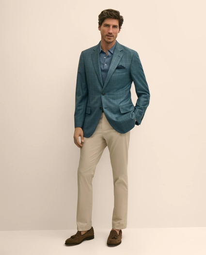 Traditional Fit Wool Check Sport Coat, image 2