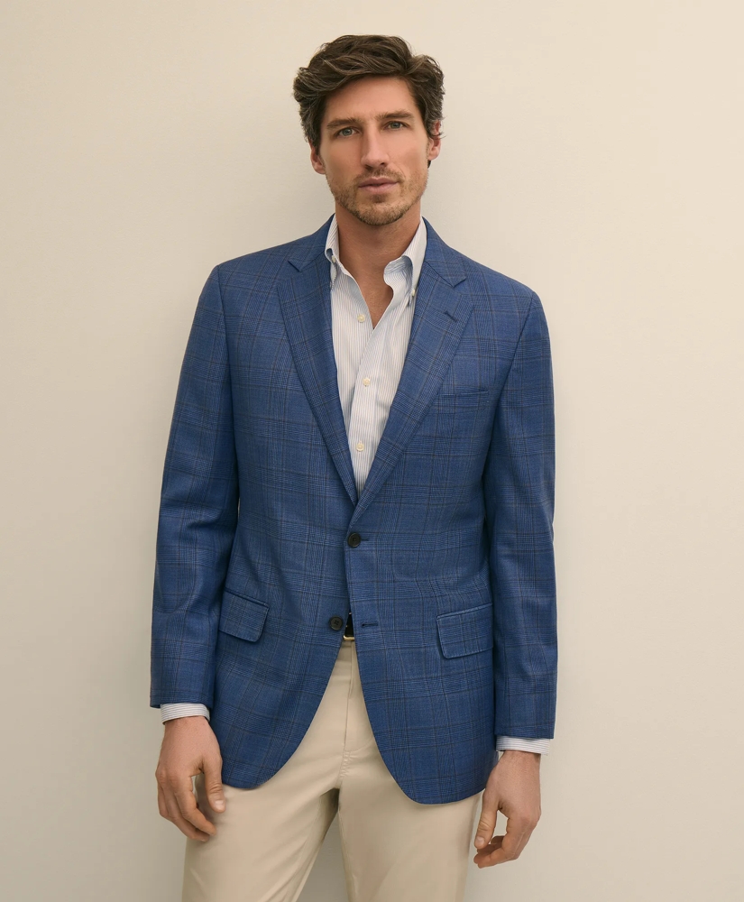 Traditional Fit Wool Check Sport Coat, image 2