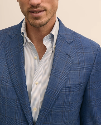 Traditional Fit Wool Check Sport Coat, image 3