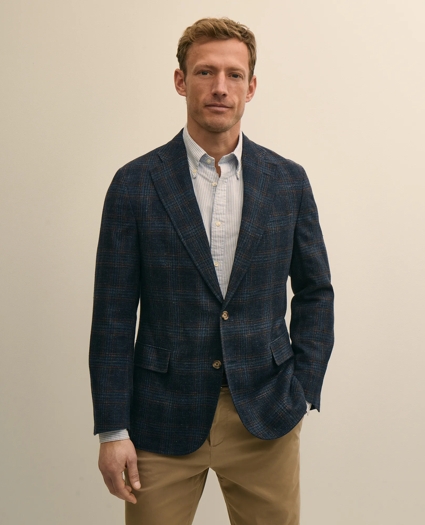 The Cloud Jacket in Wool-Linen Check, image 1