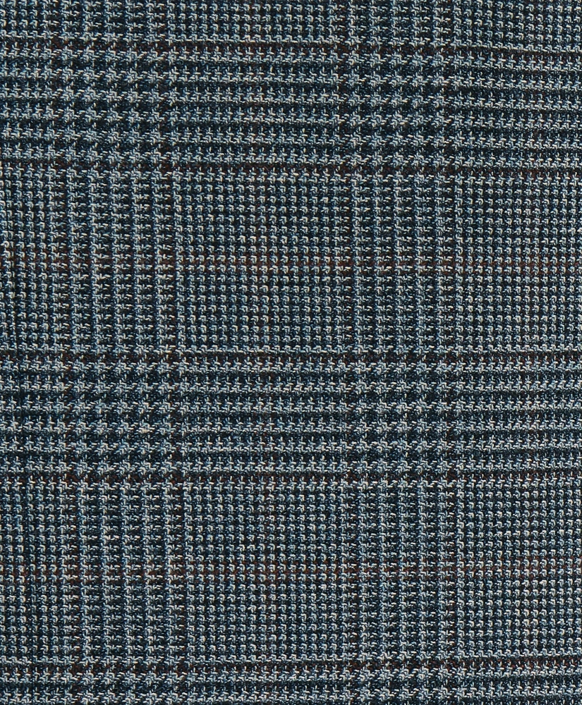Classic Fit Wool-Cotton Blend Hopsack Houndstooth Sport Coat, image 6
