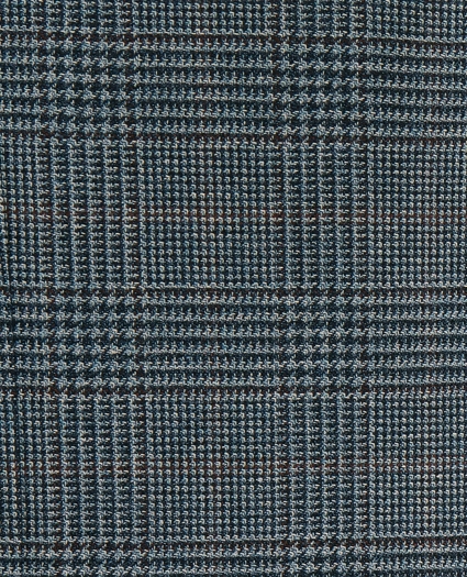 Classic Fit Wool-Cotton Blend Hopsack Houndstooth Sport Coat, image 6
