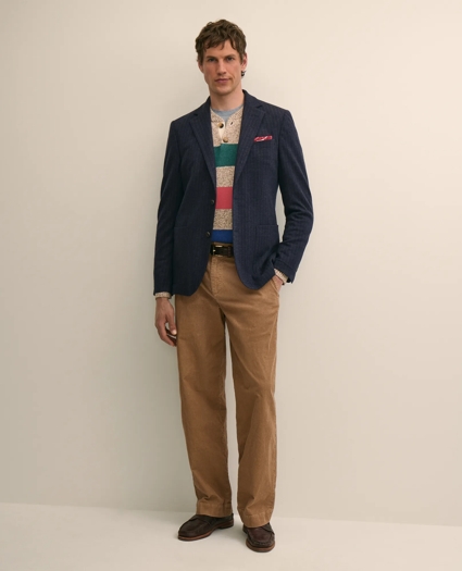 Classic Fit Wool Blend Stripe Knit Sport Coat, image 2